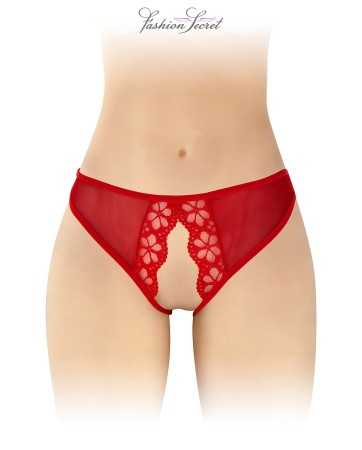Culotte rouge ouverte Ambre - Fashion Secret17710oralove