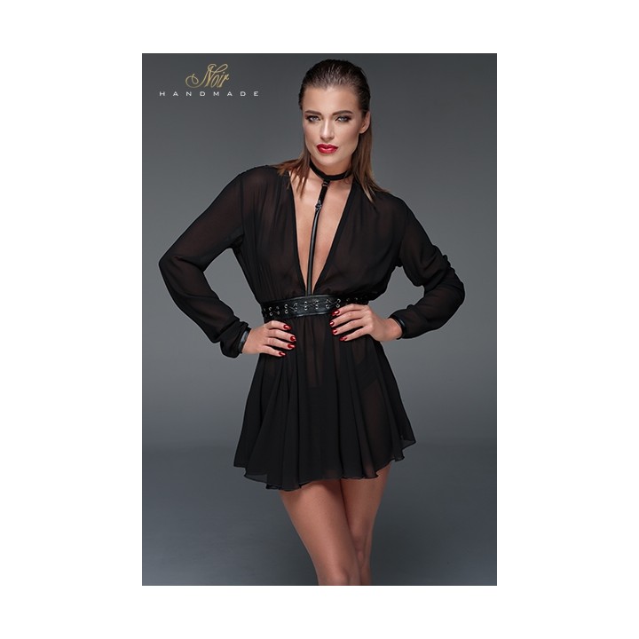 Minirobe choker en mousseline F150