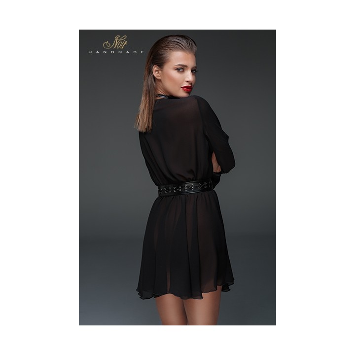 Minirobe choker en mousseline F150