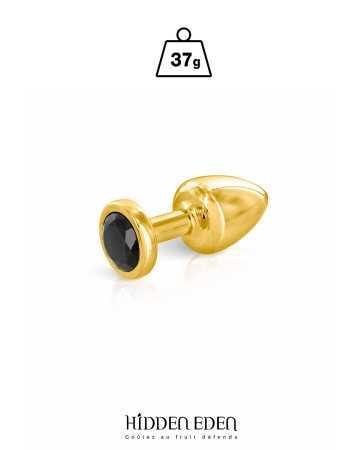 Plug aluminum and black gold jewel XS - Hidden Eden17907oralove