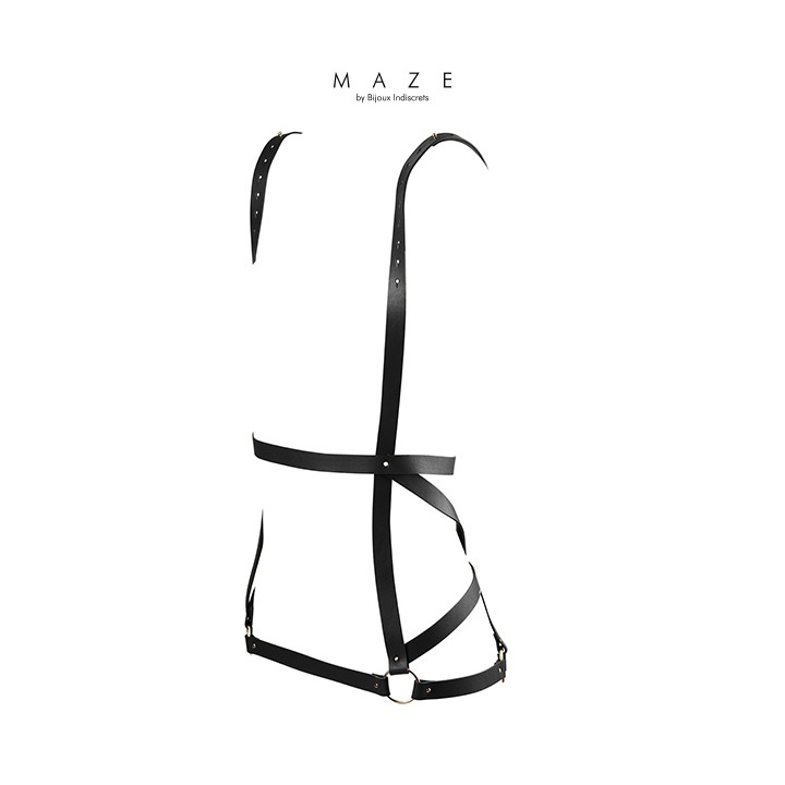 Robe harnais noire - Maze