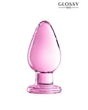 Plug anale in vetro Glossy Toys n° 25 Pink18045oralove
