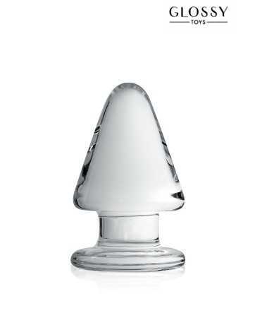 Plug anale in vetro Glossy Toys n° 23 Clear18044oralove