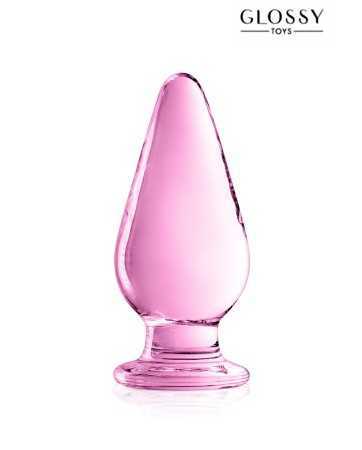 Plug anale in vetro Glossy Toys n° 26 Pink18047oralove