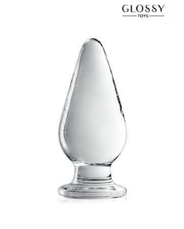Plug anale in vetro Glossy Toys n° 26 Clear18048oralove