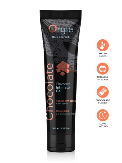 Lubrifiant eau Lube Tube chocolat 100ml