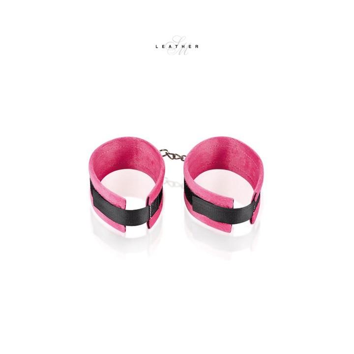 Menottes de chevilles rose et noir