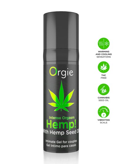 Gel intime d'excitation Hemp Intense Orgasm 15ml