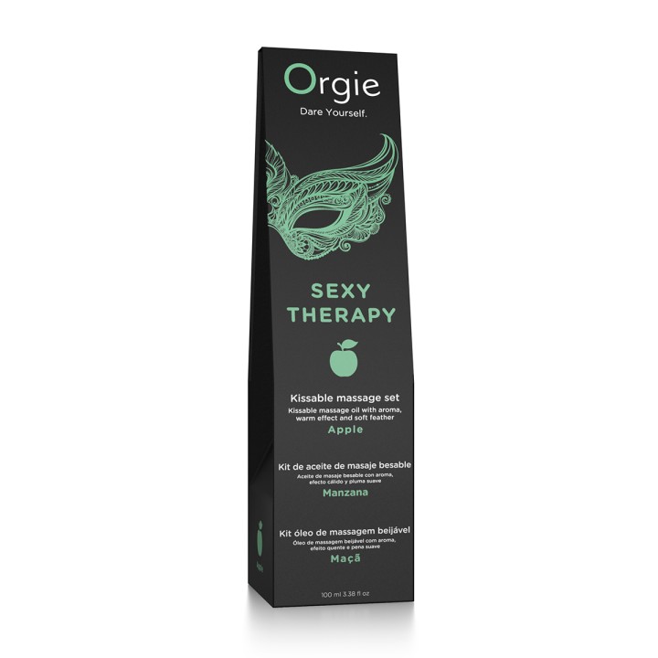 Huile de massage embrassable Sexy Therapy Pomme