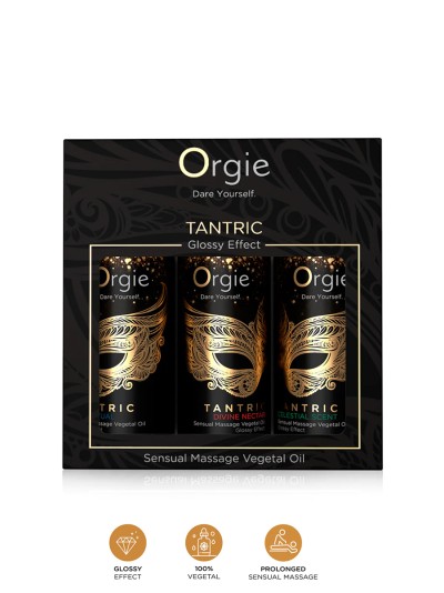 Coffret 3 huiles de massage Sensuel Tantric Collection