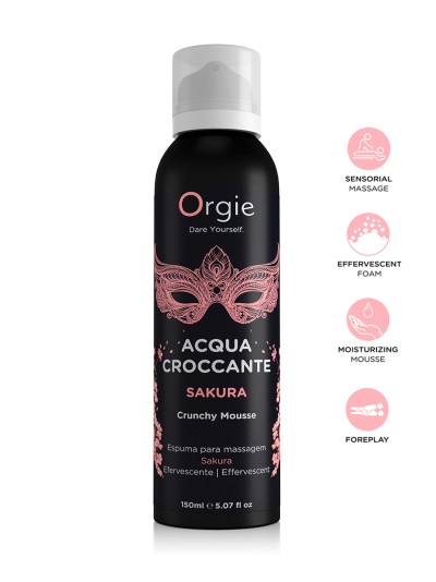 Mousse de massage effervescente Sakura 150ml
