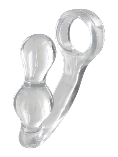 Stimulateur de prostate et cockring transparent