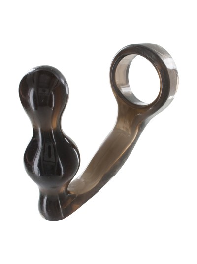 Stimulateur de prostate et cockring gris