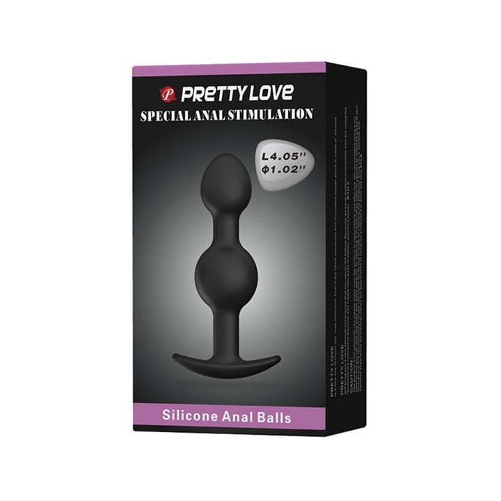 Silicone anal balls 10,3 cm