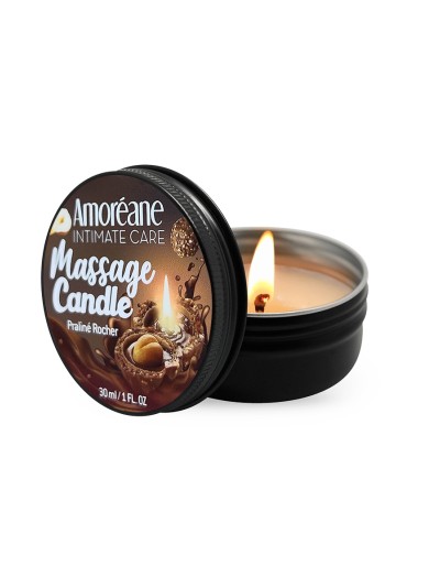Bougie de massage Rocher Praliné - Amoreane