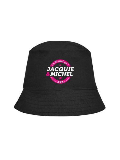 Bob Jacquie et Michel noir - logo rond