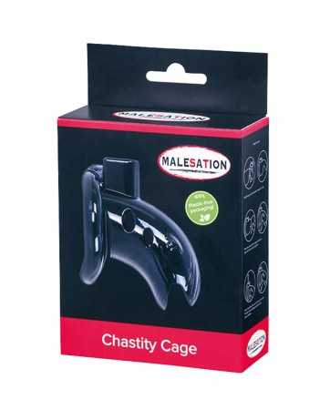 ABS Black Chastity Cage - Malesation18613oralove