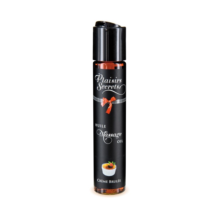 Huile de massage gourmande - Crème Brulée