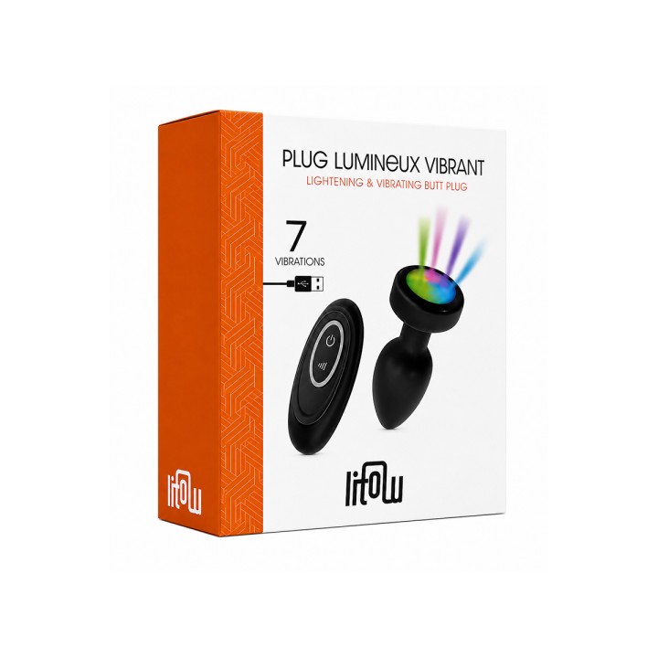 Plug anal lumineux télécommandé - Litolu