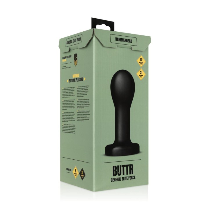Plug anal Hammerhead 20,5 x 8,5 cm - Buttr