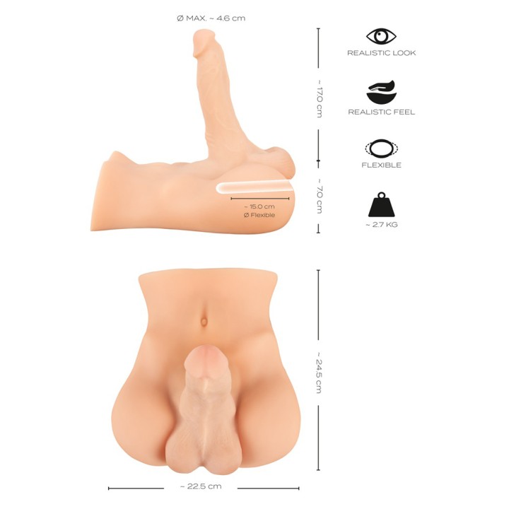 Masturbateur réaliste Deluxe Man 02 - Realistixxx