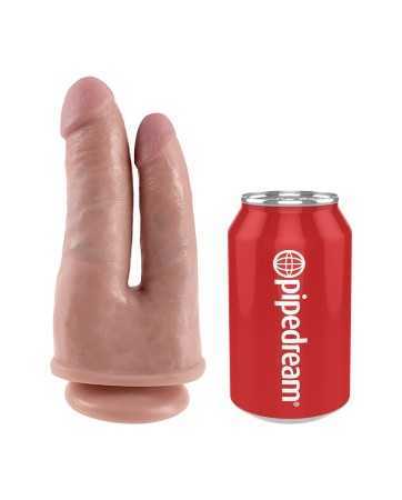 Dildo de dupla penetração 15cm - King Cock18998oralove