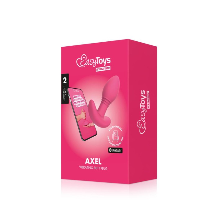 Plug anal vibrant connecté Axel - EasyConnect