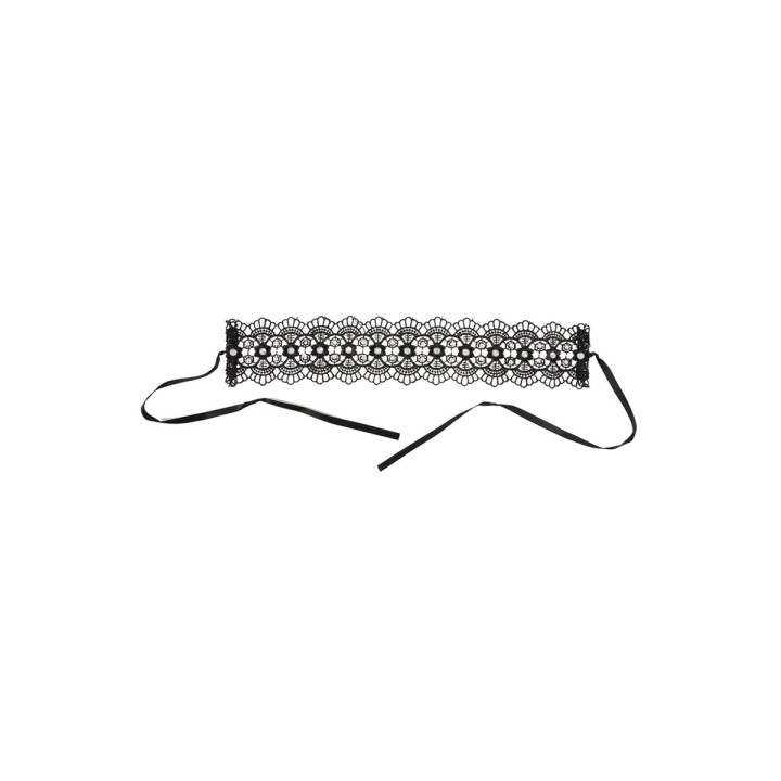 Collier brodé avec strass - Cotelli Accessoires