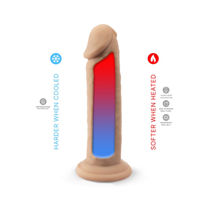 Gode Real Skin Model 2 flesh 15,4 cm - SilexD