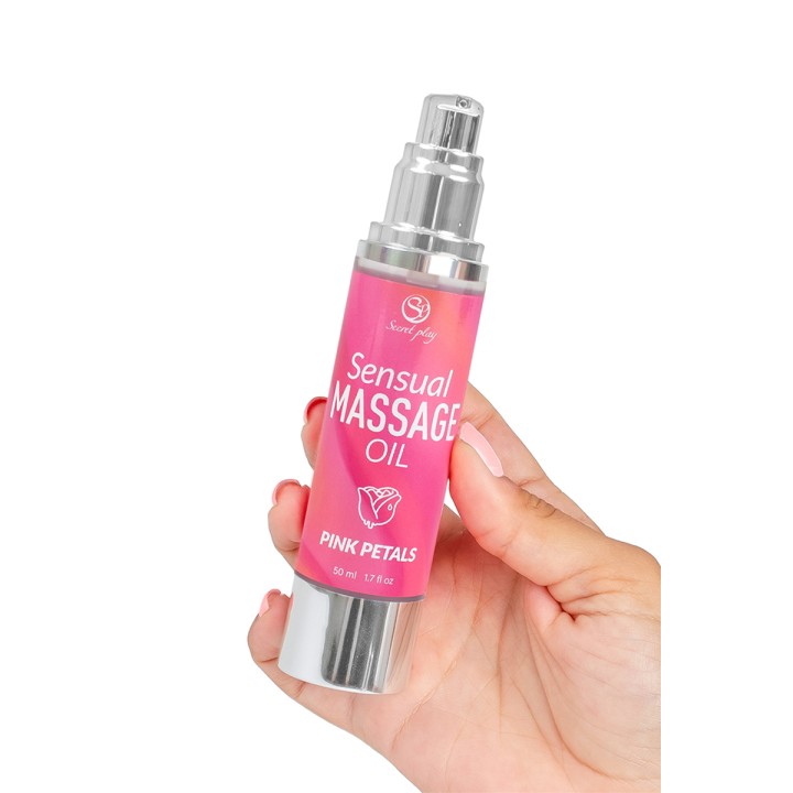 Huile de massage Pétales de Rose - Secret Play