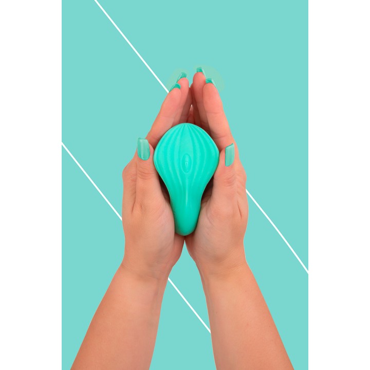 Mini vibro rechargeable SilkenTouch vert - FairyGasm