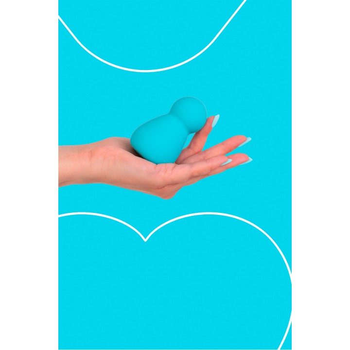 Mini vibro rechargeable Applust bleu - FairyGasm