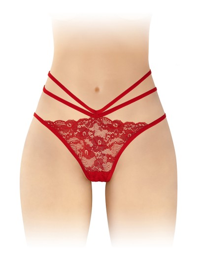 Culotte ouverte  Nadia - rouge