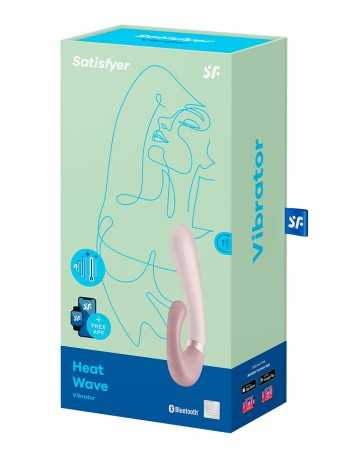 Vibrador Rabbit Heat Wave bege - Satisfyer19170oralove