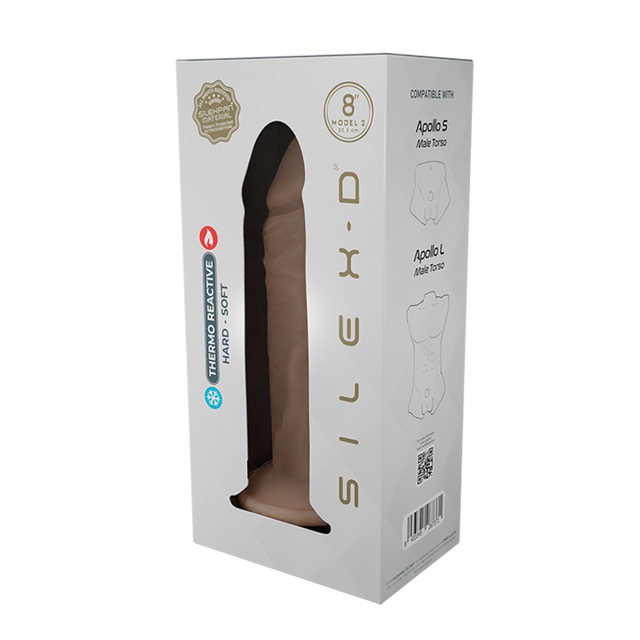 Gode Liquid Silicone Model 2 flesh 20cm - SilexD