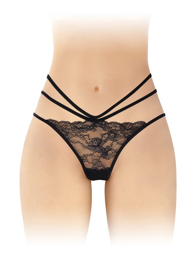Culotte ouverte  Nadia - noir