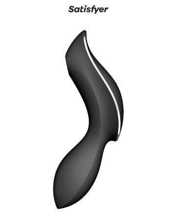 Vibrador de aire forzado Curvy Trinity 2 negro - Satisfyer19205oralove