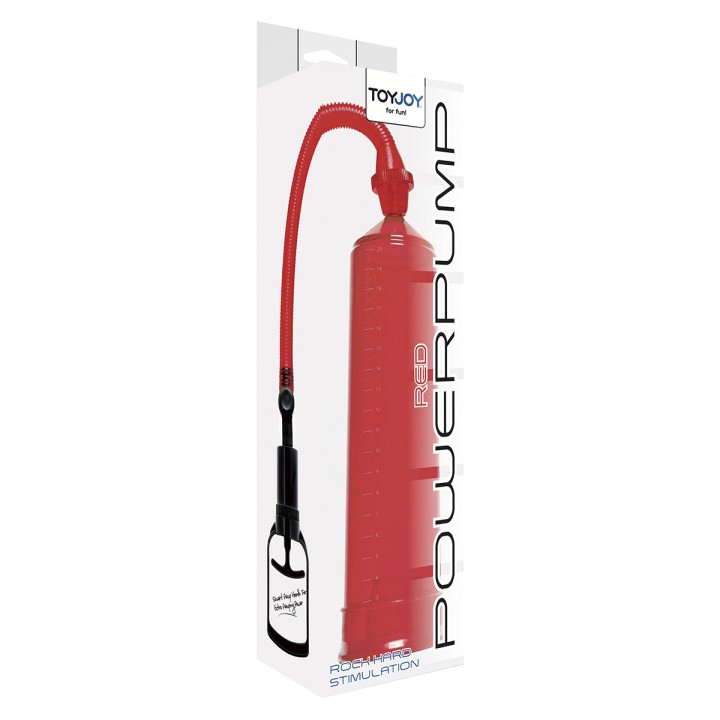 Pompe à pénis ToyJoy Power Pump rouge
