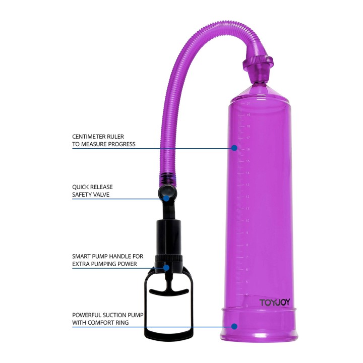 Pompe à pénis ToyJoy Power Pump violet