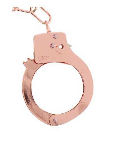 Rose gold metal handcuffs - Toy Joy19254oralove