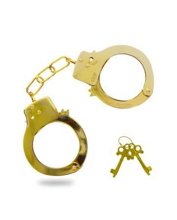 Golden metal handcuffs - Toy Joy19256oralove