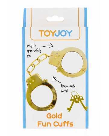 Menottes métal dorées - Toy Joy19256oralove