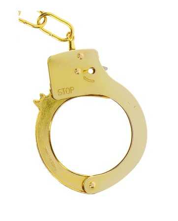 Golden metal handcuffs - Toy Joy19256oralove