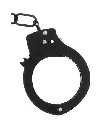 Black metal handcuffs - Toy Joy19257oralove