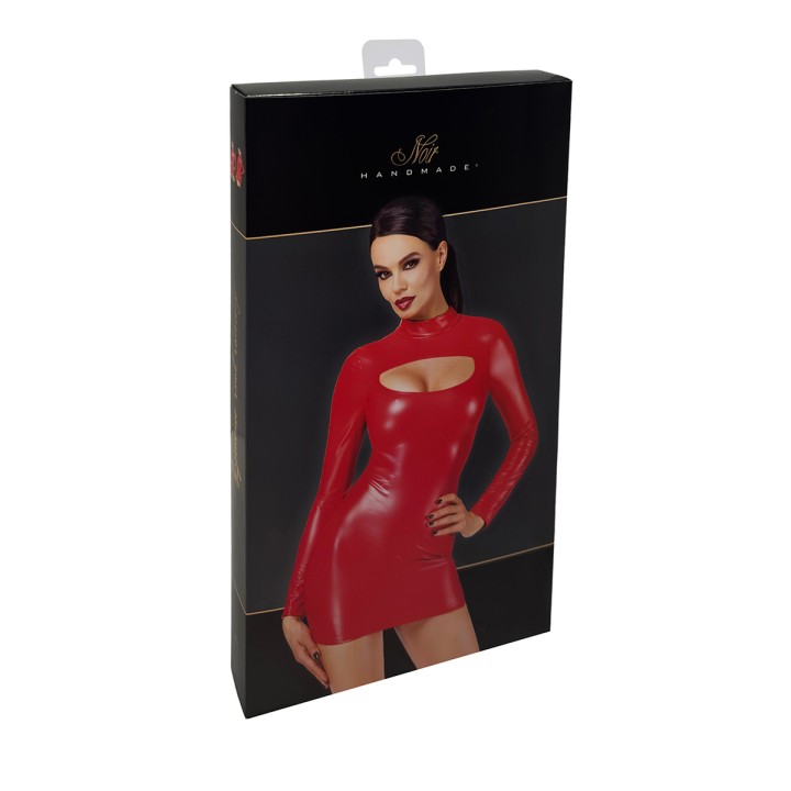 Mini robe Bombshell F367 - Noir Handmade