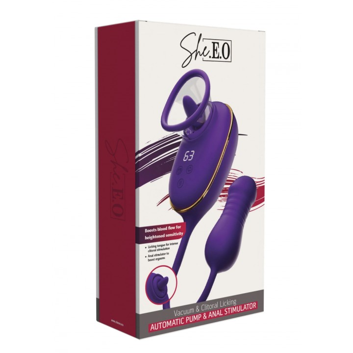 Stimulateur clitoridien et anal - She.E.O