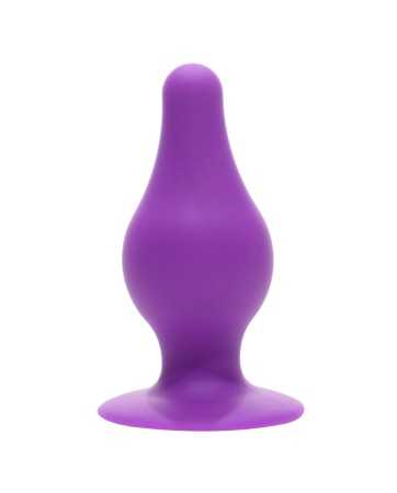 Double density purple 10.2 cm anal plug - SilexD19612oralove