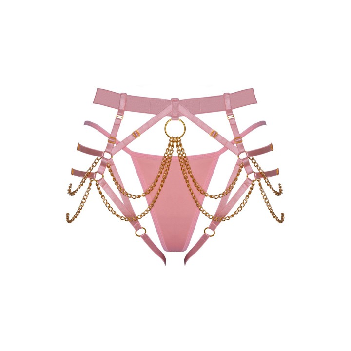 String harnais rose - Bad Kitty
