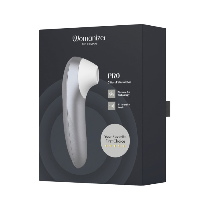 Stimulateur clitoridien Womanizer Pro argent