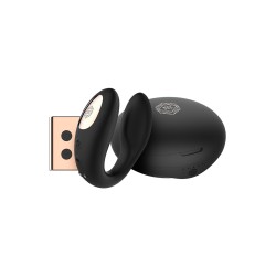 Vibro pour couple C-Shape  - Rosy Gold